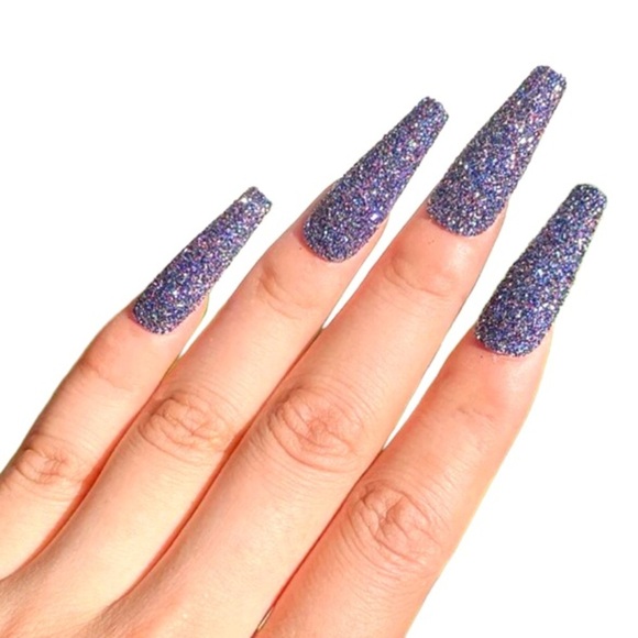 NIB 24 pcs Long Coffin Fake Nail & 1pc Nail File & 1 sheet Tape - Picture 3 of 9